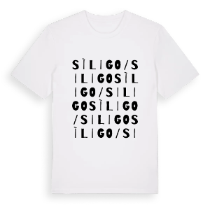 Sìligo/Siligo ordlek t-shirt – ekologisk bomull t-shirt från Pinshirt