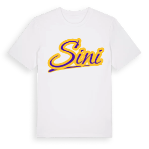 Sini baseball t-shirt – ekologisk bomull t-shirt från Pinshirt