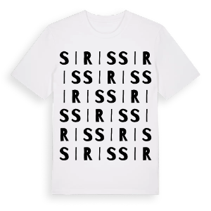 Siris ordlek t-shirt – ekologisk bomull t-shirt från Pinshirt