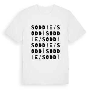 Soddie/Soddì ordlek t-shirt – ekologisk bomull t-shirt från Pinshirt