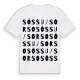 Sòssu/Sorso ordlek t-shirt