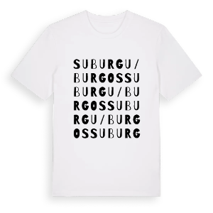 Su Burgu/Burgos ordlek t-shirt – ekologisk bomull t-shirt från Pinshirt