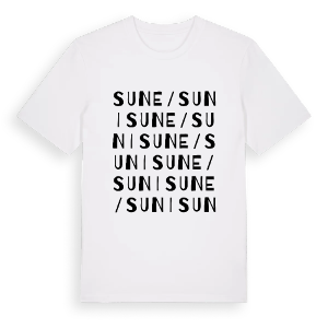 Sune/Suni ordlek t-shirt – ekologisk bomull t-shirt från Pinshirt