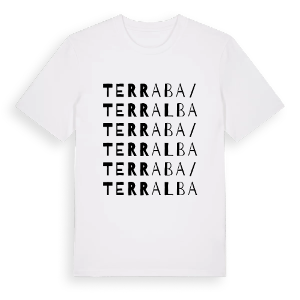 Terraba/Terralba ordlek t-shirt – ekologisk bomull t-shirt från Pinshirt
