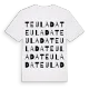 Teulada ordlek t-shirt