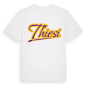 Thiesi baseball t-shirt – ekologisk bomull t-shirt från Pinshirt
