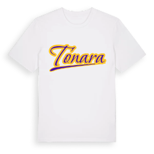 Tonara baseball t-shirt – ekologisk bomull t-shirt från Pinshirt