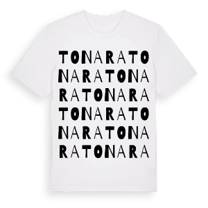 Tonara ordlek t-shirt – ekologisk bomull t-shirt från Pinshirt