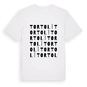 Tortolì ordlek t-shirt – ekologisk bomull t-shirt från Pinshirt