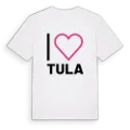 Jag älskar Tula t-shirt stort tryck