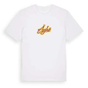 Äyhö baseball t-shirt – ekologisk bomull t-shirt från Pinshirt