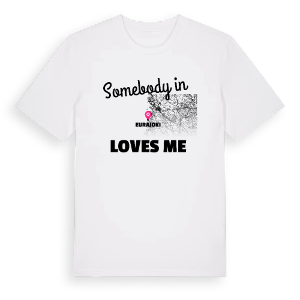 Någon i Eurajoki älskar mig t-shirt – ekologisk bomull t-shirt från Pinshirt
