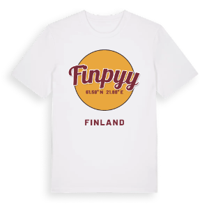 Finpyy cirkel t-shirt – ekologisk bomull t-shirt från Pinshirt