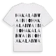 Hakalanvainio ordlek t-shirt