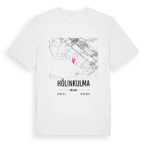 Hölinkulma karta t-shirt – ekologisk bomull t-shirt från Pinshirt