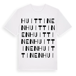 Huittinen ordlek t-shirt – ekologisk bomull t-shirt från Pinshirt