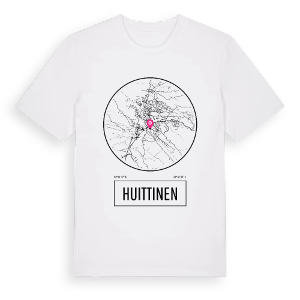 Huittinen t-shirt – ekologisk bomull t-shirt från Pinshirt