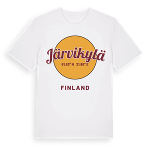 Järvikylä cirkel t-shirt – ekologisk bomull t-shirt från Pinshirt