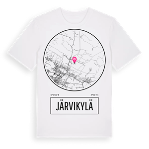 Järvikylä t-shirt – ekologisk bomull t-shirt från Pinshirt