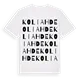 Koliahde ordlek t-shirt