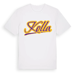 Kolla baseball t-shirt – ekologisk bomull t-shirt från Pinshirt