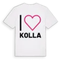 Jag älskar Kolla t-shirt stort tryck
