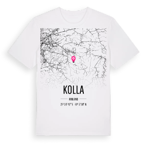 Kolla karta t-shirt – ekologisk bomull t-shirt från Pinshirt