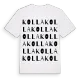 Kolla ordlek t-shirt
