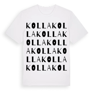 Kolla ordlek t-shirt – ekologisk bomull t-shirt från Pinshirt