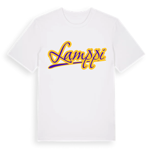 Lamppi baseball t-shirt – ekologisk bomull t-shirt från Pinshirt