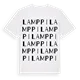 Lamppi ordlek t-shirt