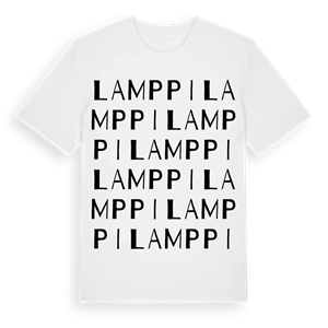 Lamppi ordlek t-shirt – ekologisk bomull t-shirt från Pinshirt