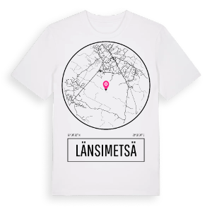 Länsimetsä t-shirt – ekologisk bomull t-shirt från Pinshirt