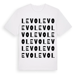Levo ordlek t-shirt – ekologisk bomull t-shirt från Pinshirt