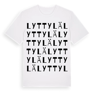Lyttylä ordlek t-shirt – ekologisk bomull t-shirt från Pinshirt