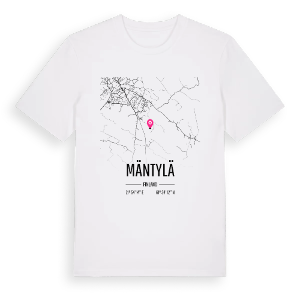 Mäntylä karta t-shirt – ekologisk bomull t-shirt från Pinshirt