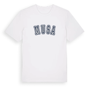 Musa college t-shirt – ekologisk bomull t-shirt från Pinshirt