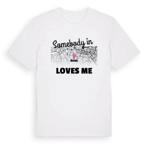 Någon i Musa älskar mig t-shirt – ekologisk bomull t-shirt från Pinshirt