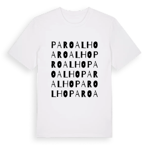 Paroalho ordlek t-shirt – ekologisk bomull t-shirt från Pinshirt