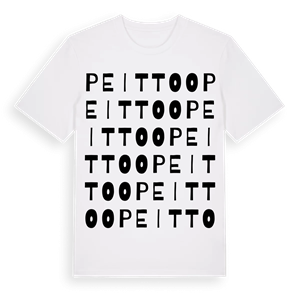 Peittoo ordlek t-shirt – ekologisk bomull t-shirt från Pinshirt