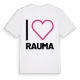 Jag älskar Rauma t-shirt stort tryck