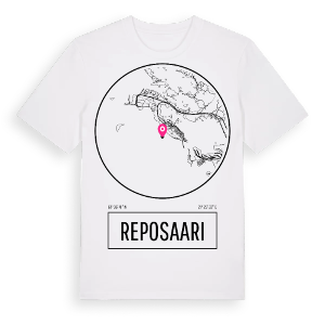 Reposaari t-shirt – ekologisk bomull t-shirt från Pinshirt