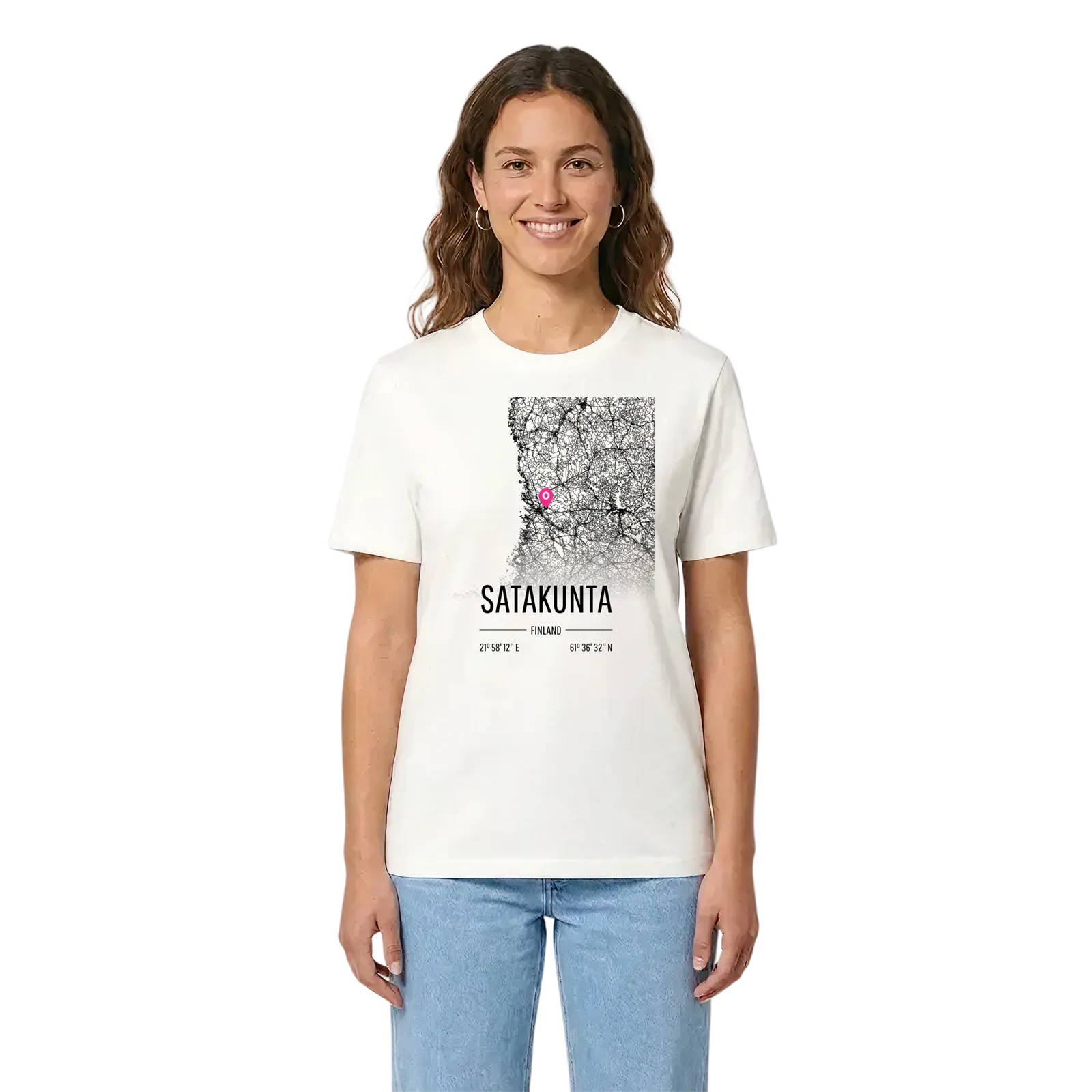 Satakunta karta t-shirt – White, i miljö