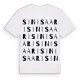 Sinisaari ordlek t-shirt