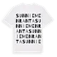 Sunniemenranta ordlek t-shirt