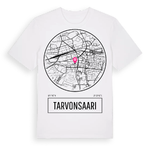 Tarvonsaari t-shirt – ekologisk bomull t-shirt från Pinshirt