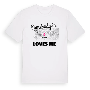 Någon i Ulvila älskar mig t-shirt – ekologisk bomull t-shirt från Pinshirt