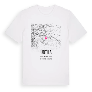 Uotila karta t-shirt – ekologisk bomull t-shirt från Pinshirt