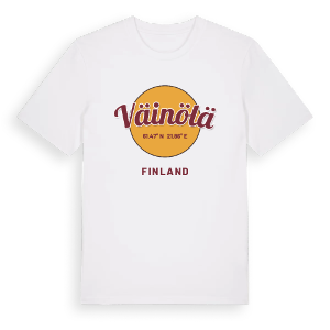 Väinölä cirkel t-shirt – ekologisk bomull t-shirt från Pinshirt