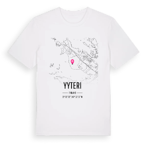 Yyteri karta t-shirt – ekologisk bomull t-shirt från Pinshirt